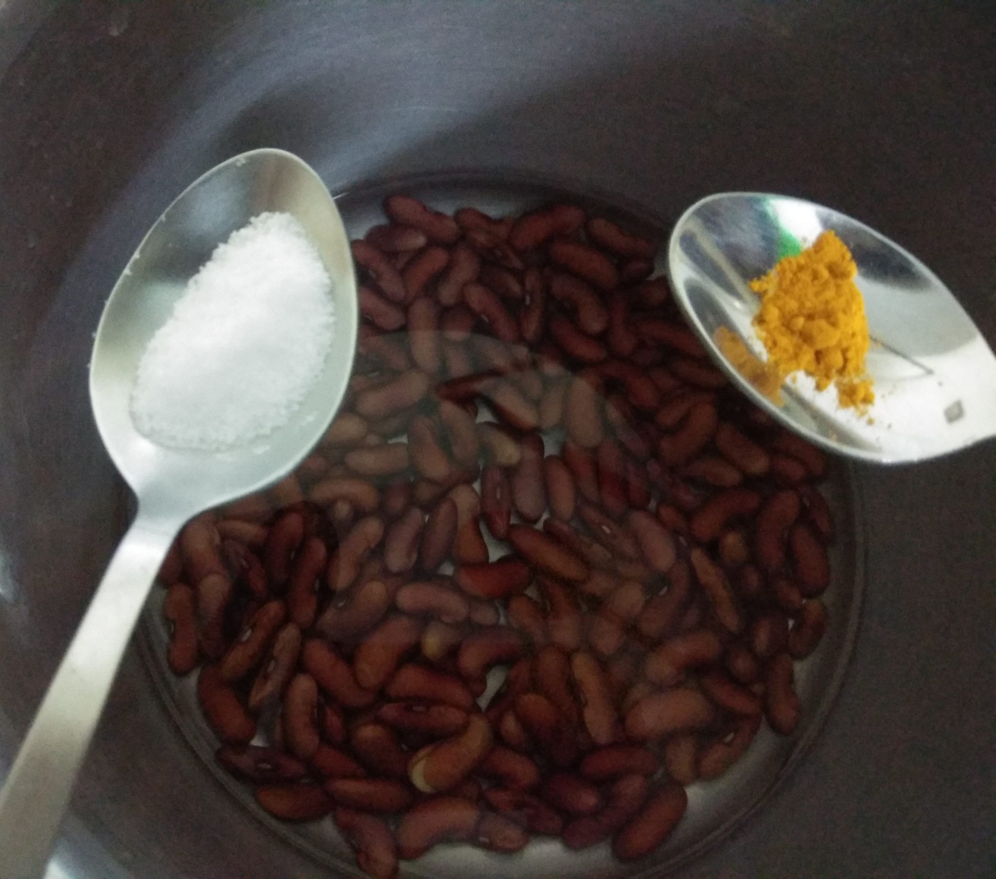 Pressure cook rajma