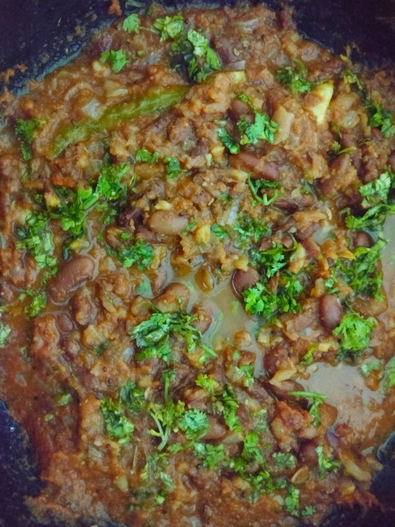 Rajma masala ready