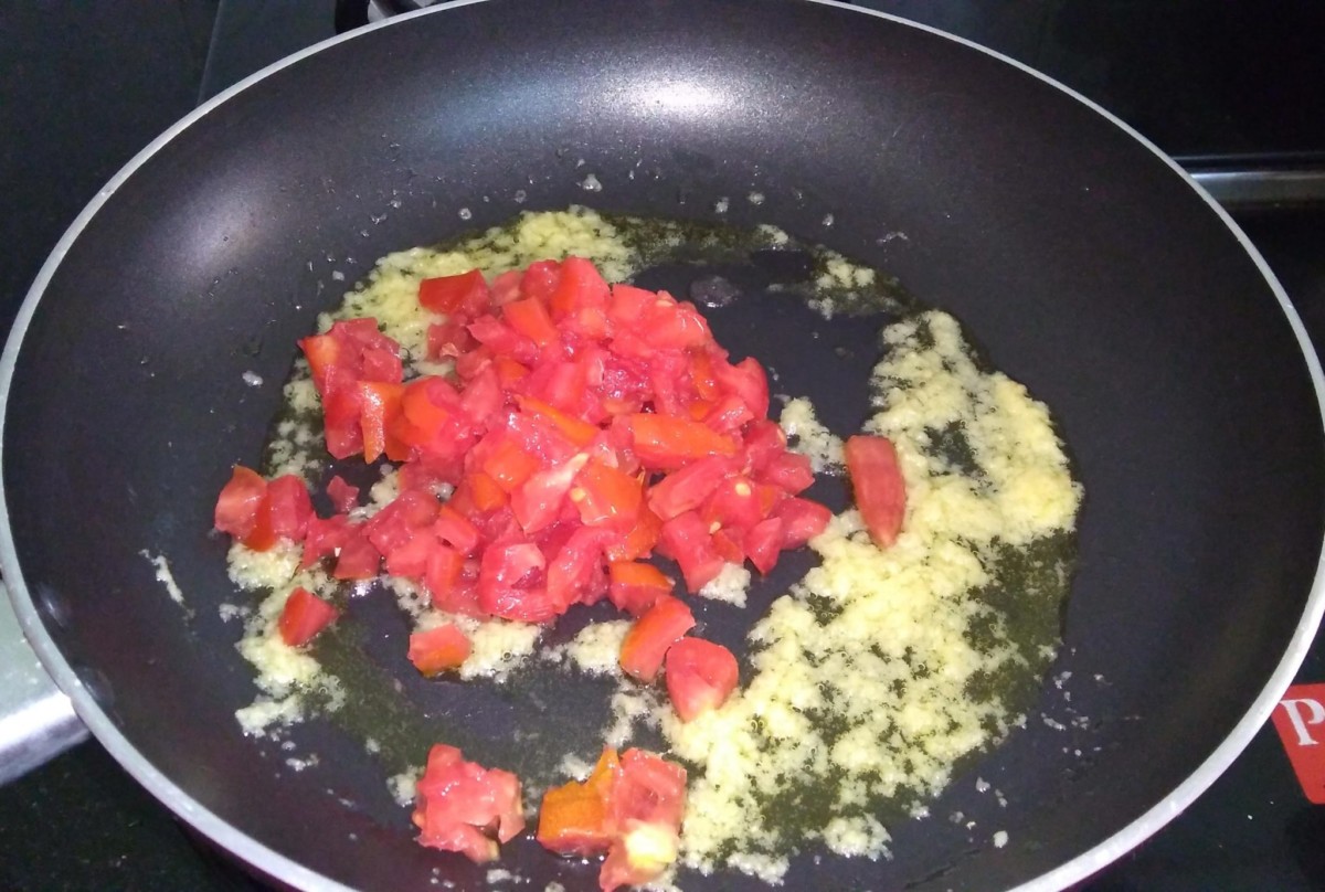 Add Chopped tomatoes