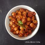 Kadai chole recipe