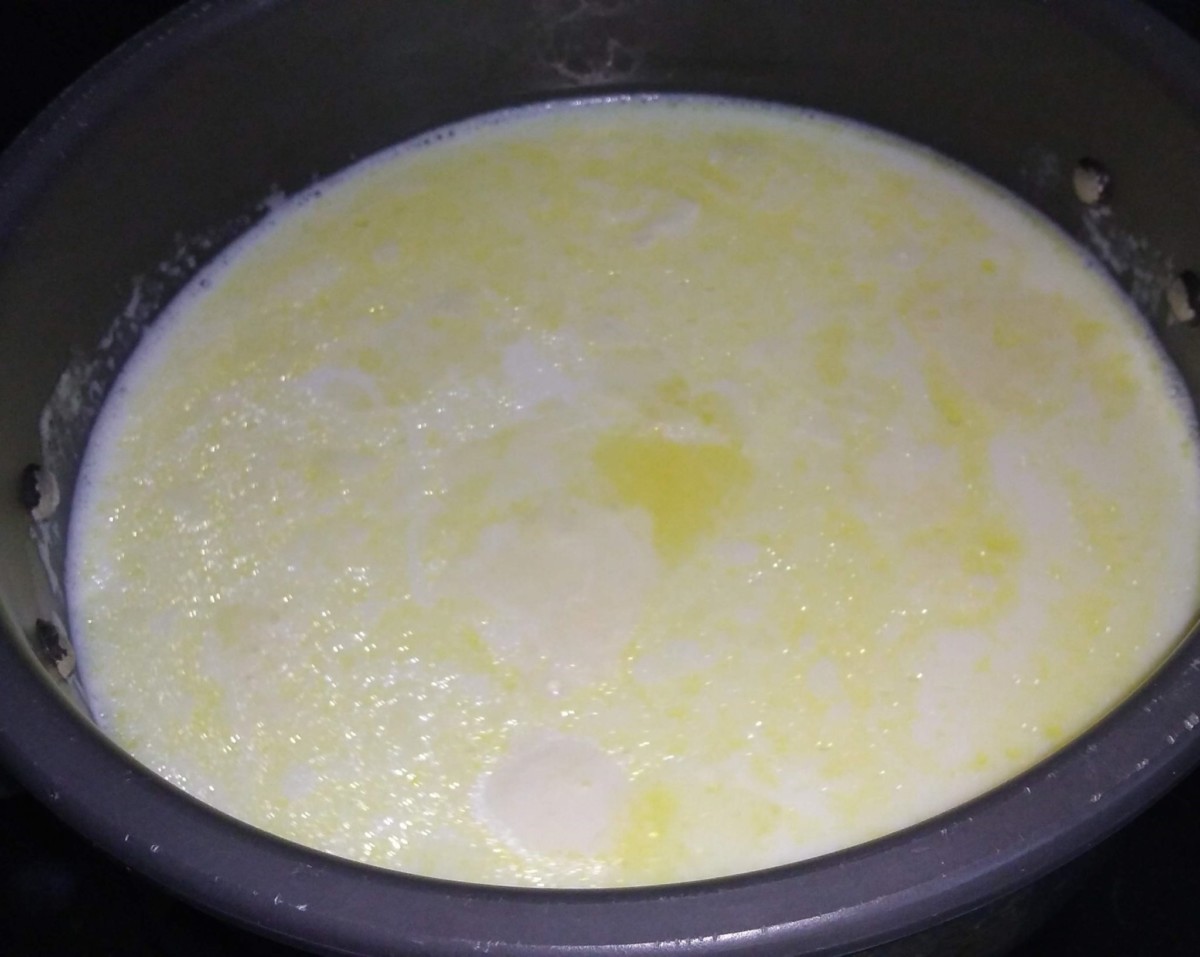 Add milk in a pan