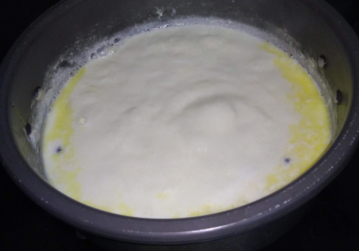 Remove all onions and spices from milk