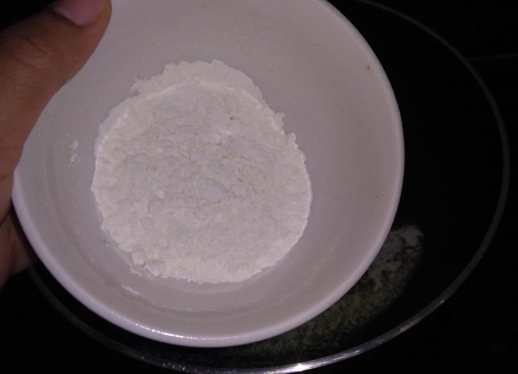 Add flour to the pan