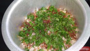 And Mint and Coriander leaves