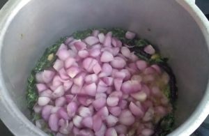 Add chopped small onions