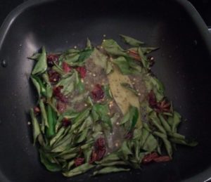 Add curry leaves