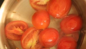 Add deseeded tomatoes