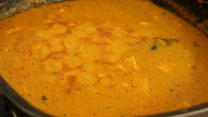 Paneer butter masala is ready to serve