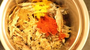 Add turmeric Powder